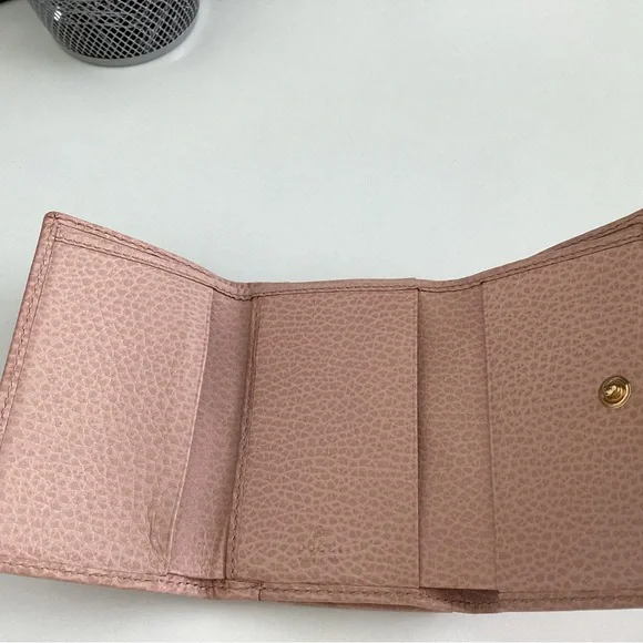 Authentic Gucci GG marmot tri fold compact wallet - Picture 11 of 12